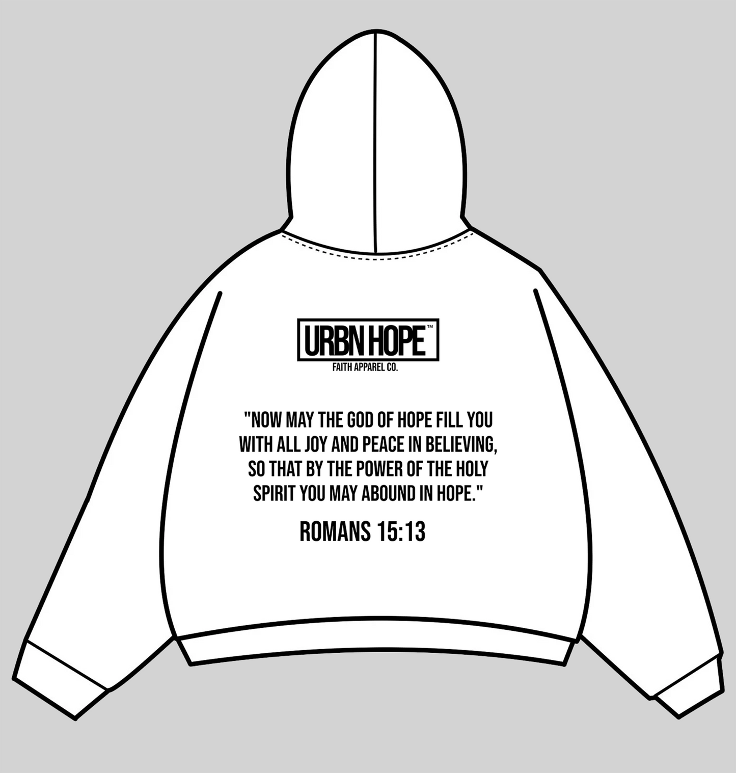 LOVING JESUS PUFF PRINT HOODIE