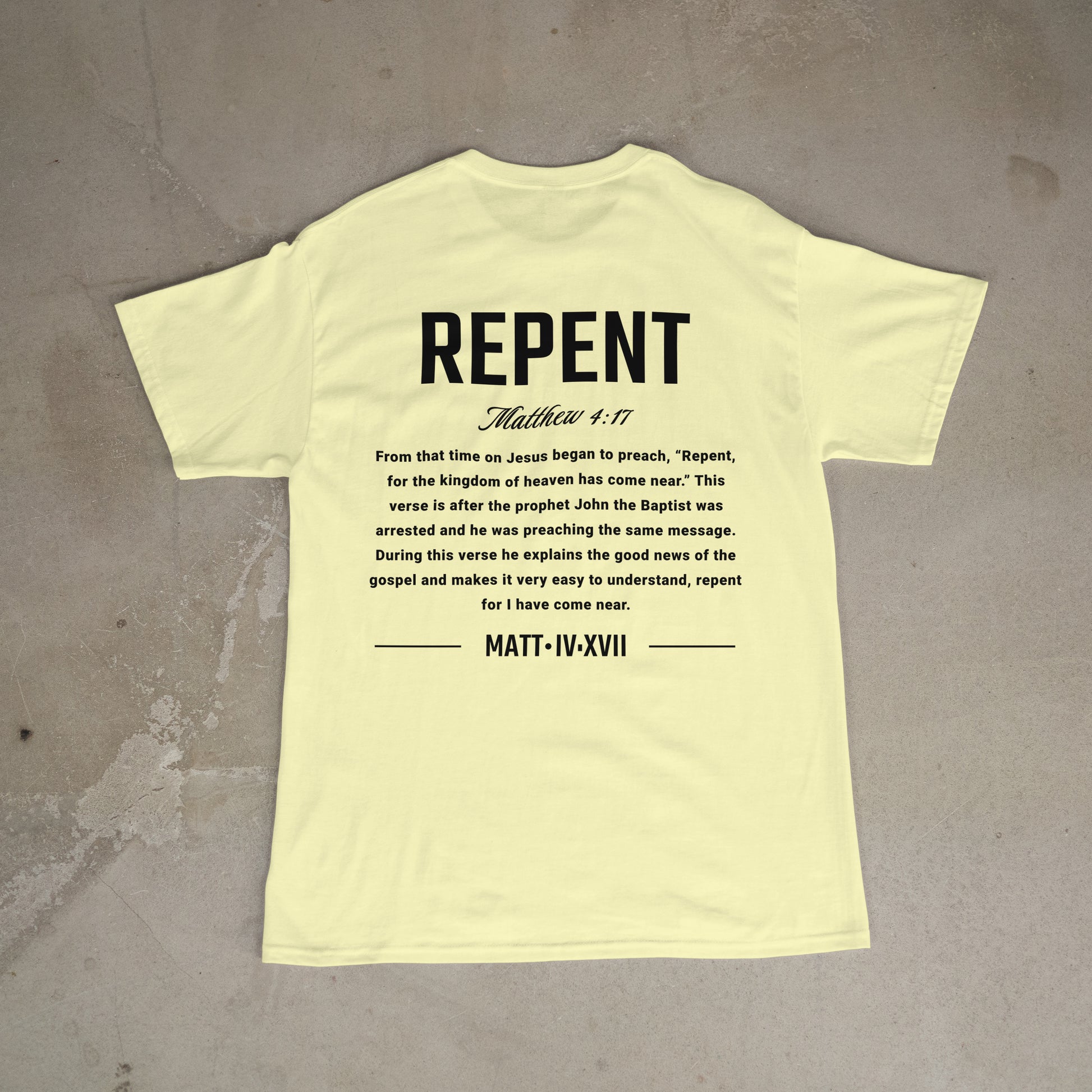 Repent T-Shirt Puff Print