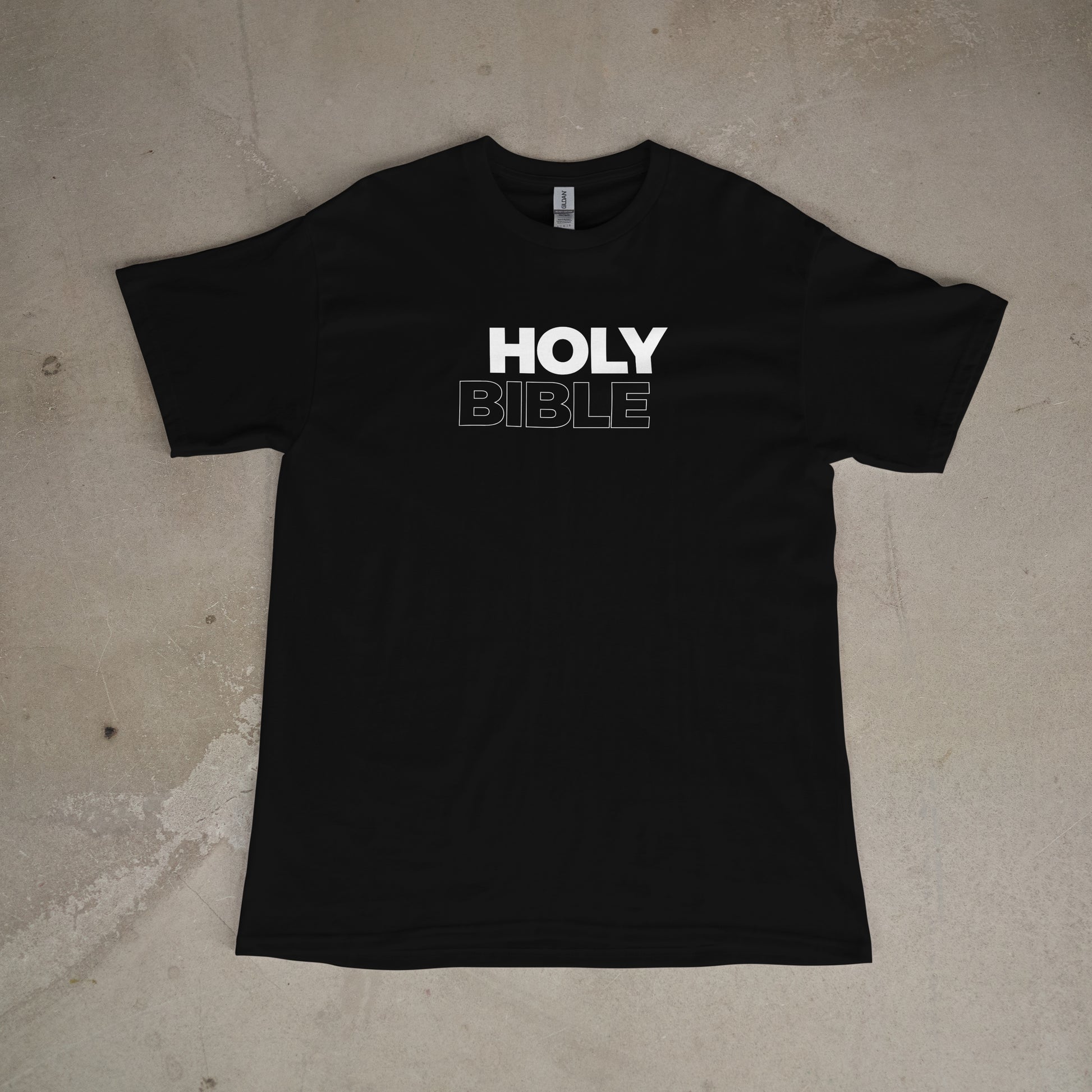 Holy Bible Puff Print T-Shirt