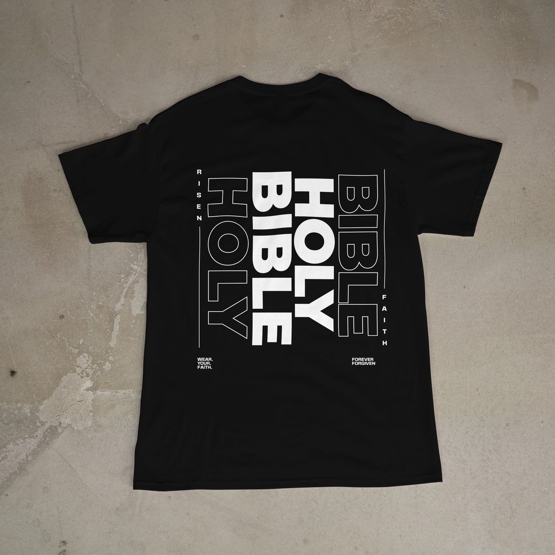Holy Bible Puff Print T-Shirt