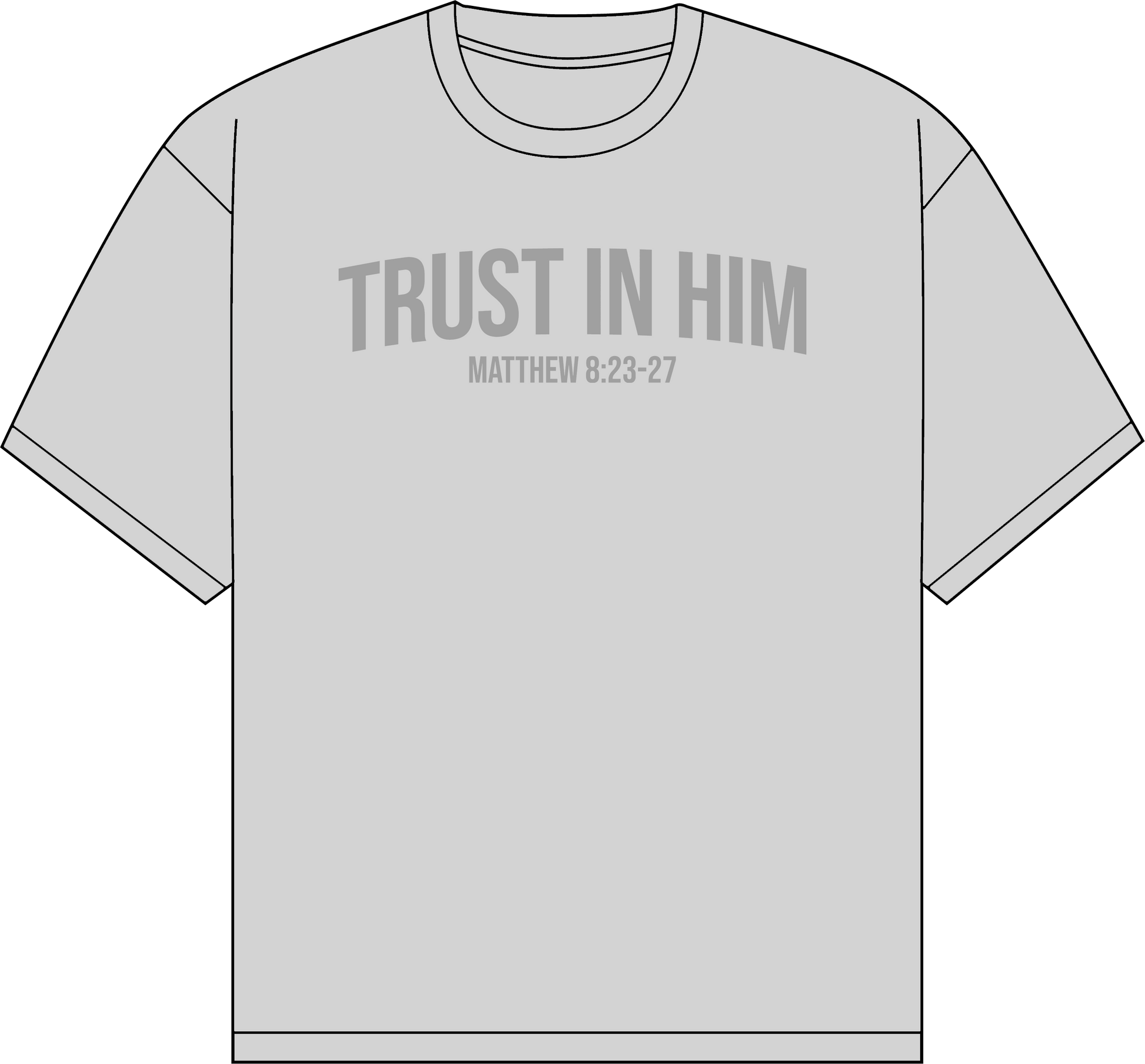 Oversized Trust In Him Shirt